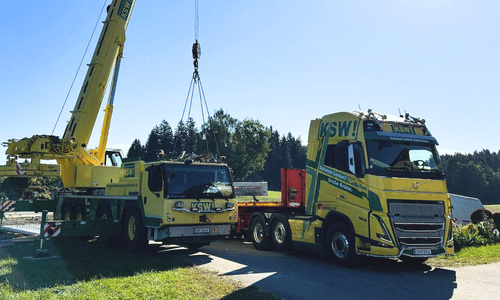 Kranvermietung und Sondertransporte | Beton Winkler